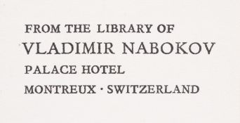θ Nabokov (Vladimir) Poems, first edition, author's copy, New York, 1959