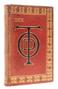 θ Mann (Thomas) Der Tod in Venedig, bound in crushed red goatskin with dark blue onlays and tooled …