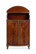A REGENCY MAHOGANY AND BRASS MOUNTED SIDE CABINET, IN THE MANNER OF JOHN MCLEAN, CIRCA 1815