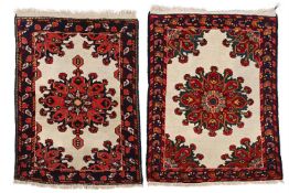 A PAIR OF HAMADAN RUGS, WEST PERSIA, CIRCA 1900