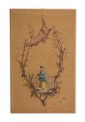 FRENCH SCHOOL (18TH CENTURY), A CHINOISERIE CARTOUCHE