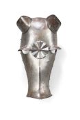 A HORSE HEAD ARMOUR SECTION OR 'SHAFFRON', IN THE 16TH CENTURY STYLE, 19TH CENTURY