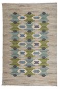 A SWEDISH WOOL KILIM, BY JUDITH JOHANSSON, MID-20TH CENTURY