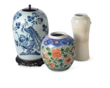 THREE CHINESE VASES ASSORTED DATES, 18TH AND 19TH CENTURY