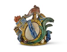 A MAJOLICA CENTREPIECE, SPANISH OR ITALIAN, 18TH CENTURY