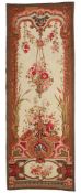 AN UNUSUAL AUBUSSON PORTIERE, SECOND HALF 19TH CENTURY