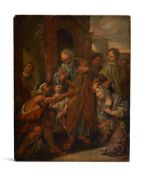 ITALIAN SCHOOL (LATE 18TH CENTURY), SAINT PETER HEALING THE SICK WITH HIS SHADOW
