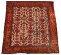 AN OUSHAK CARPET, WEST TURKEY, CIRCA 1880