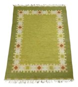 A SWEDISH WOOL KILIM, MID-2OTH CENTURY
