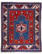 A FACHROLO KAZAK DESIGN PRAYER RUG, 20TH CENTURY