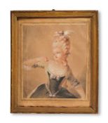 FRENCH SCHOOL (18TH CENTURY), PORTRAIT OF A LADY, IN A GREY DRESS