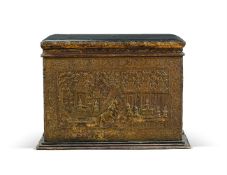 A Burmese manuscript chest
