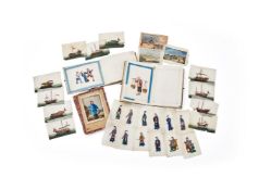 A large group of Chinese Export small pith paintings