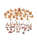 A group of twenty-seven Chinese boxwood carvings of street traders and figures