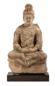 A Ghandara stucco model of Buddha
