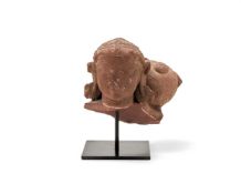 A Stone carving of a Female Deity