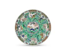 A Chinese Famille Verte dish