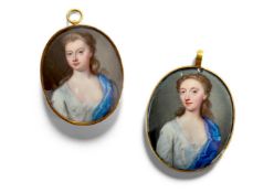 CHRISTIAN FRIEDRICH ZINCKE (GERMAN 1683 - 1767), PORTRAIT OF A LADY; AND ANOTHER (2)