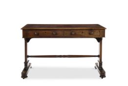Y AN EARLY VICTORIAN BRAZILIAN ROSEWOOD WRITING-TABLE, CIRCA 1840