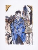 Bob Dylan (b.1941) Man On A Bridge, from The Drawn Blank Series (2008)