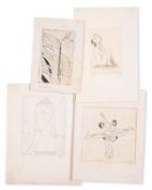 Gill (Eric) A group of 4 copper- and zinc-engravings, each signed by the artist, 1924-26
