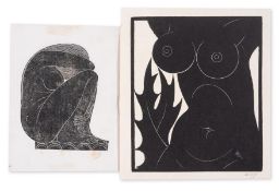 Gill (Eric) On the Tiles [&] Thorn in the Flesh, wood-engravings, signed by the artist, 1921