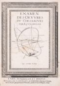 θ Perspective.- Curabelle (Jacques) Examen des Oeuvres du Sr. Desargues, first edition, Paris, M. …
