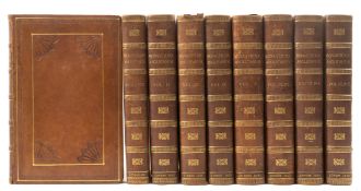 θ Britain.- Dugdale (Sir William) Monasticon Anglicanum, 6 vol. in 9, Printed for Longman, Hurst, …