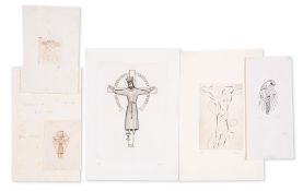 Gill (Eric) A group of 5 engravings depicting religious iconography, 4 signed or initialled and …