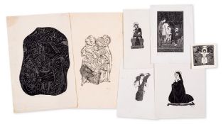 Gill (Eric) A group of 7 wood-engraving depicting religious iconography, all signed or initialed …