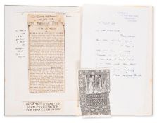 θ Kelmscott Press.- Morris (William) A Note by William Morris on his Aims …