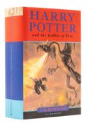 θ Rowling (J.K.) Harry Potter and the Goblet of Fire, first edition, signed by the author, 2000.