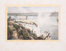 θ America.- Blouet (Guillaume Abel) Chutes du Niagara. Niagara Falls, first edition, Paris, …
