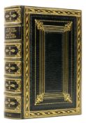 θ Fore-edge painting.- Dictionary of National Biography (The), fore-edge painting by Miss C.B. …