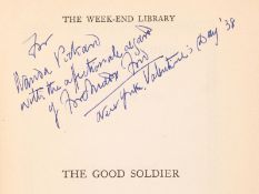 θ Ford (Ford Madox) The Good Soldier, first Week-End Library edition, signed presentation …