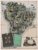 θ Game.- Wallis (Edward, publisher) Wallis's New Game of Wanderers in the Wilderness, etching and …