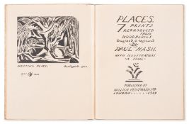 θ Nash (Paul) Places: 7 Prints reproduced from Woodblocks, designed and engraved by Paul Nash with …