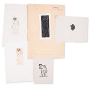 Gill (Eric) A group of 5 wood-engravings of nudes, 4 signed or initialled by the artist, 1924-26