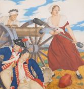 Dulac (Edmund) Molly Pitcher, watercolour, [c. 1938]