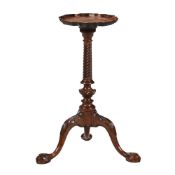 A GEORGE III MAHOGANY CANDLE STAND, CIRCA 1770