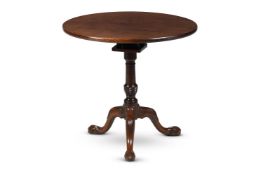A GEORGE II MAHOGANY TRIPOD TABLE, CIRCA 1750