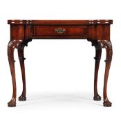 A GEORGE II MAHOGANY CARD TABLE,CIRCA 1750