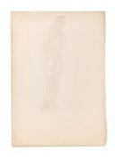 λ SIR STANLEY SPENCER (BRITISH 1891-1959), STANDING MALE NUDE