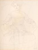 λ GILBERT SPENCER (BRITISH 1892-1979), PORTRAIT OF DOREEN HARTER