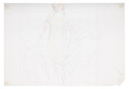 λ SIR STANLEY SPENCER (BRITISH 1891-1959), STUDY OF HILDA, UNITY AND SHIRIN