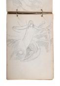 λ SIR STANLEY SPENCER (BRITISH 1891-1959), SKETCHBOOK TO INCLUDE STUDIES FOR THE RESURRECTION