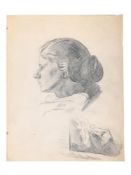 SYDNEY WILLIAM CARLINE (BRITISH 1888-1929), DOUBLE PORTRAIT OF HILDA CARLINE