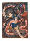 ‡ Utagawa Kuniyoshi (1797-1861), Wada Heita Tanenaga, Edo period