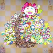 Takashi Murakami (b.1962), A Bouquet in a Basket