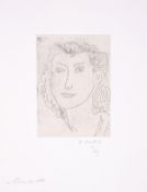 Henri Matisse (1869-1954), Visage de trois quarts (Duthuit 297)